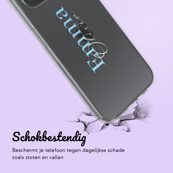 Hoesje met eigen foto en/of tekst Apple iPhone 15 - Naam