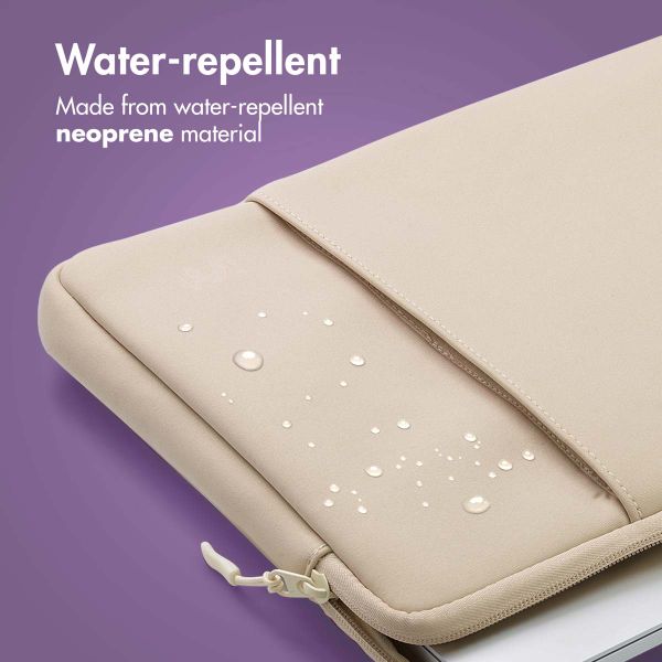 imoshion Laptop sleeve with storage pocket 13 inch - Sandstone