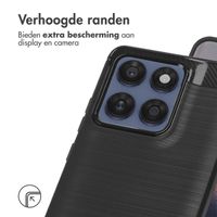 imoshion Brushed Backcover Motorola Edge 60 Fusion - Zwart