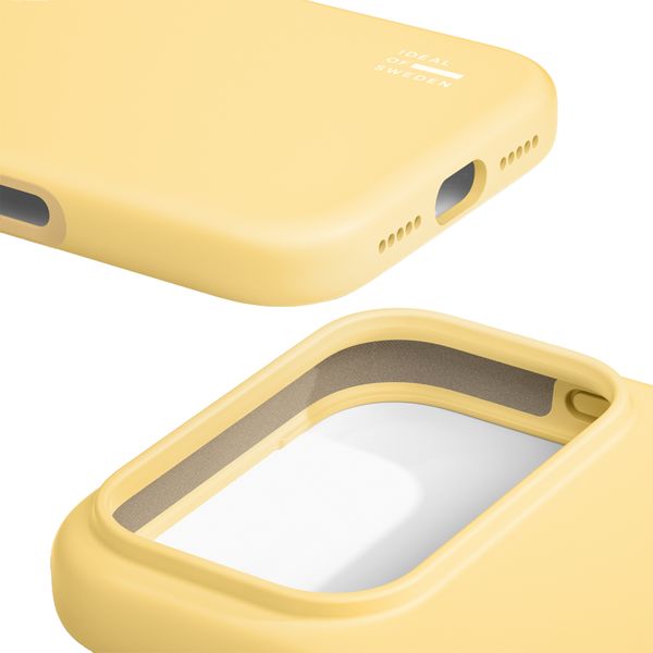 iDeal of Sweden Silicone Case met MagSafe Apple iPhone 17 Pro Max - Soft Lemon