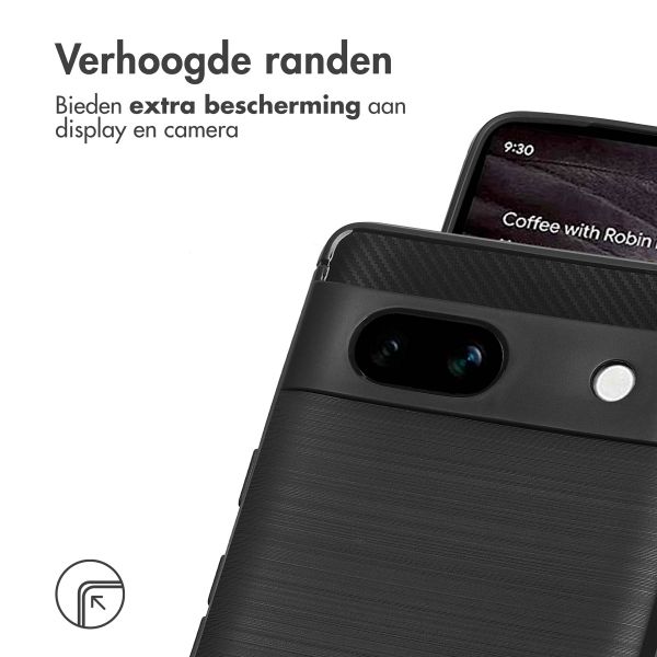 imoshion Brushed Backcover Google Pixel 7a - Zwart