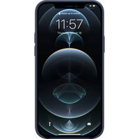 Valenta Luxe Leather Backcover iPhone 12 (Pro) - Donkerblauw