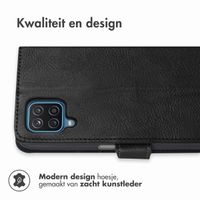 imoshion Luxe Bookcase Samsung Galaxy A12 - Zwart