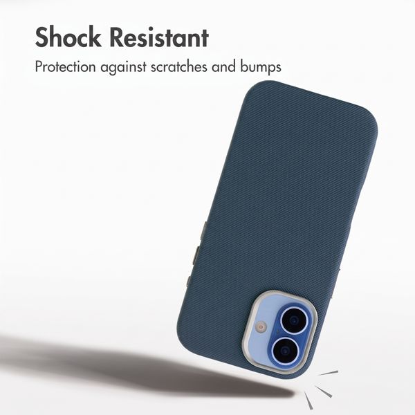 Accezz Mesh Back Cover with MagSafe Apple iPhone 16 - Dark Blue