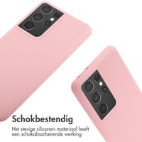 imoshion Siliconen hoesje met koord Samsung Galaxy S21 Ultra - Roze