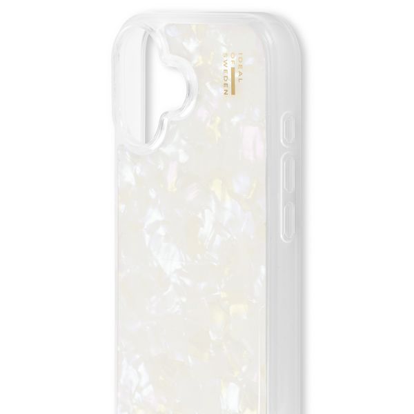 iDeal of Sweden Pearlized Case Apple iPhone 16 - Wit