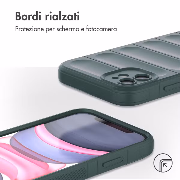 imoshion EasyGrip Backcover Apple iPhone 11 - Donkergroen