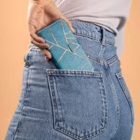 imoshion Design Softcase Bookcase Apple iPhone 13 Pro - Blue Graphic