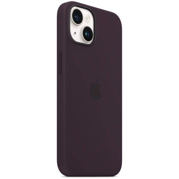 Apple Silicone Back Cover with MagSafe Apple iPhone 14 - Elderberry