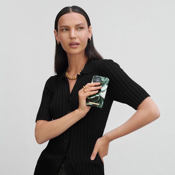 iDeal of Sweden Fashion Backcover Apple iPhone 13 Pro Max - Golden Olive Marble