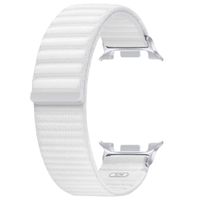 Samsung Originele Fabric Band Samsung Galaxy Watch 8 (40/44mm) / Classic (46mm) - S/M - Wit