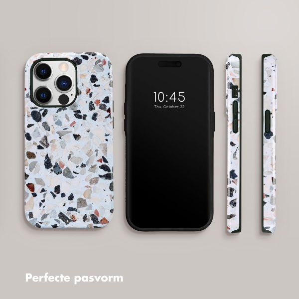 Selencia Vivid Tough Backcover iPhone 14 Pro - Chic Terazzo