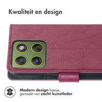 imoshion Luxe Bookcase Motorola Edge 70 - Bordeaux