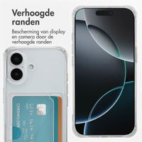 imoshion Softcase Backcover met pasjeshouder Apple iPhone 17 - Transparant