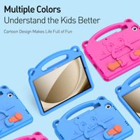 Dux Ducis Panda kidsproof backcover met standaard Samsung Galaxy Tab A11 Plus / A9 Plus - Blauw