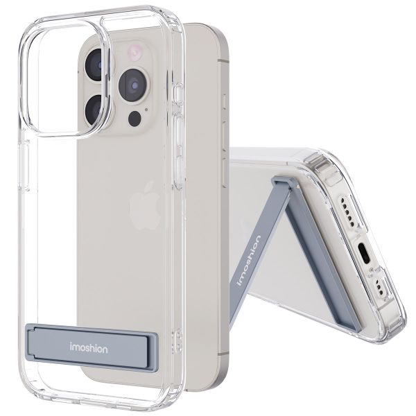 imoshion Stand Backcover Apple iPhone 15 Pro - Transparant