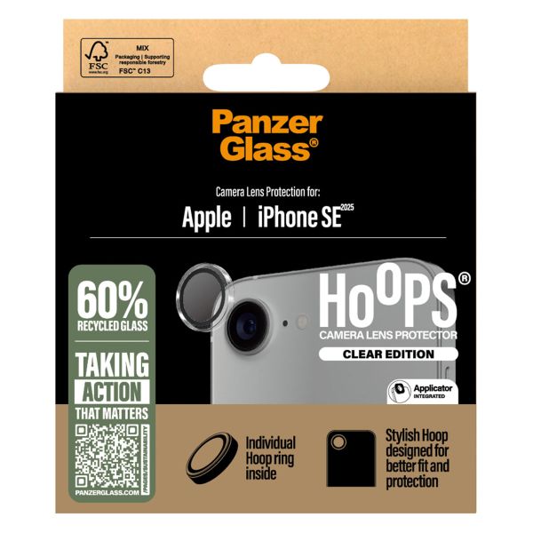 PanzerGlass Camera Protector Hoops iPhone SE 4 - Transparant