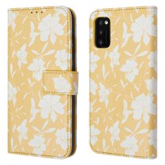 imoshion Design Bookcase Samsung Galaxy A41 - Yellow Flowers