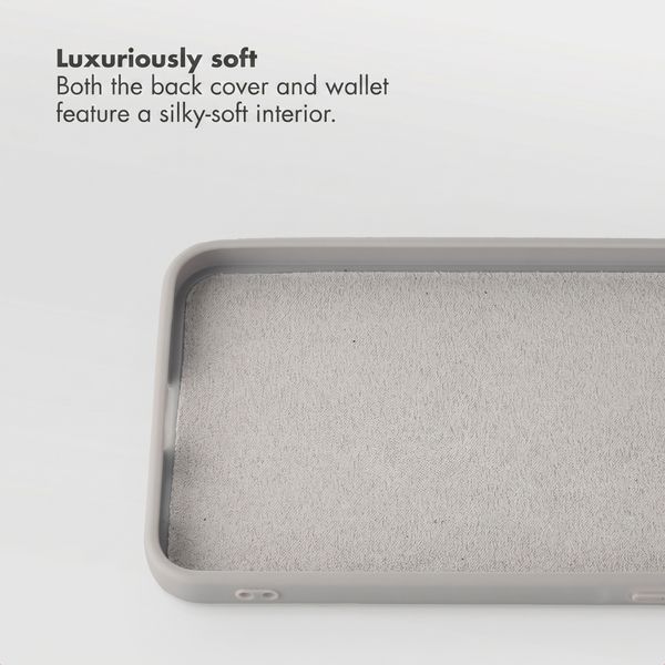 Selencia Olyn Detachable Bookcase with MagSafe Samsung Galaxy A37 (5G) - Grey