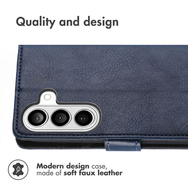 imoshion Luxury Bookcase Samsung Galaxy A27 (5G) - Dark Blue