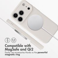imoshion Colour Back Cover with MagSafe Apple iPhone 18 Pro / 17 Pro - Beige