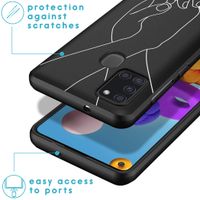 imoshion Design hoesje Samsung Galaxy A21s - Hand - Zwart