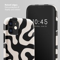 Selencia Vivid Back Cover Apple iPhone 11 - Art Wave Black