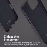 Accezz MagSafe Leather Backcover Apple iPhone 16 Pro Max - Onyx Black