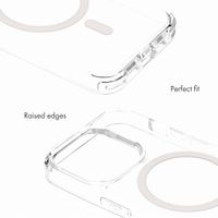 Selencia Rivièra MagSafe Back Cover with detachable hooks Apple iPhone 15 Pro - Transparent