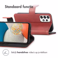 imoshion Luxe Bookcase Samsung Galaxy A53 - Rood