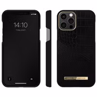 iDeal of Sweden Atelier Backcover Apple iPhone 12 (Pro) - Nightfall Croco