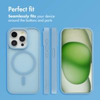 imoshion Colour Guard Back Cover with MagSafe Apple iPhone 15 Pro - Light blue