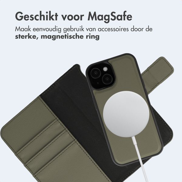 imoshion Uitneembare 2-in-1 Luxe Bookcase Apple iPhone 15 - Groen