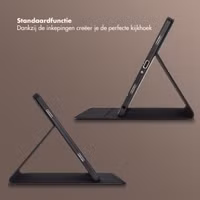 Selencia Riva Bookcase Samsung Galaxy Tab A9 Plus - Zwart