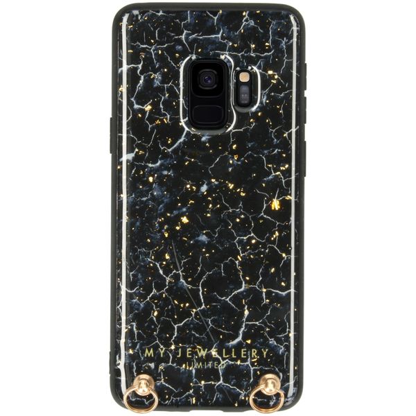 My Jewellery Marmer Hardcase Koordhoesje Samsung Galaxy S9 - Blue Marble