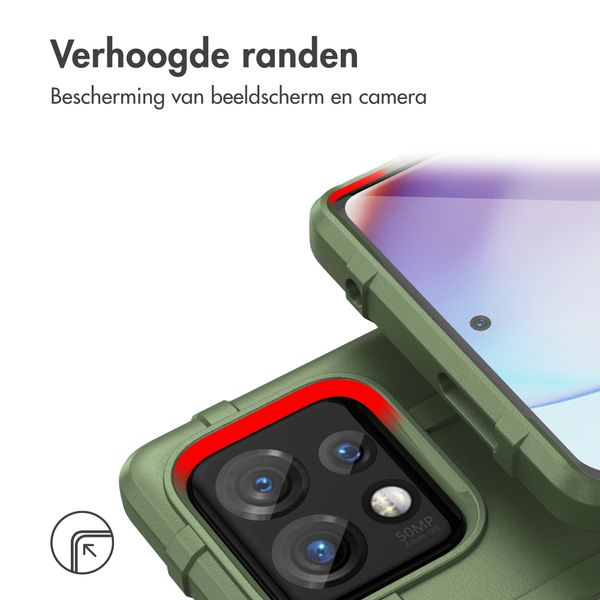 imoshion Rugged Shield Backcover Motorola Edge 40 Pro - Donkergroen