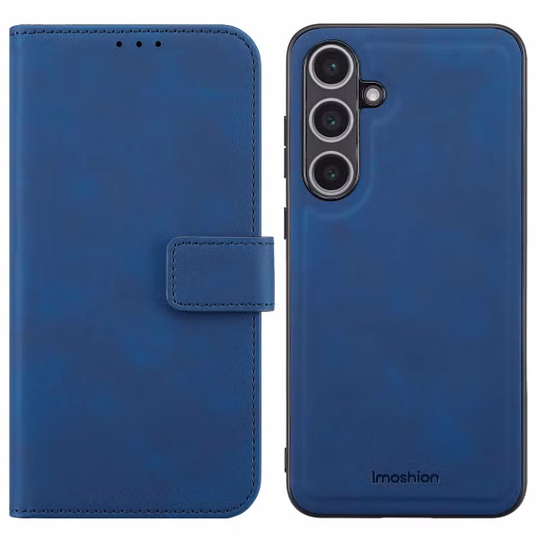 imoshion Uitneembare 2-in-1 Luxe Bookcase Samsung Galaxy S24 FE - Blauw