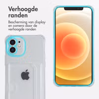 imoshion Softcase Backcover met pasjeshouder Apple iPhone 12 Mini - Transparant