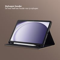 Selencia Riva Bookcase Samsung Galaxy Tab A9 Plus - Beige