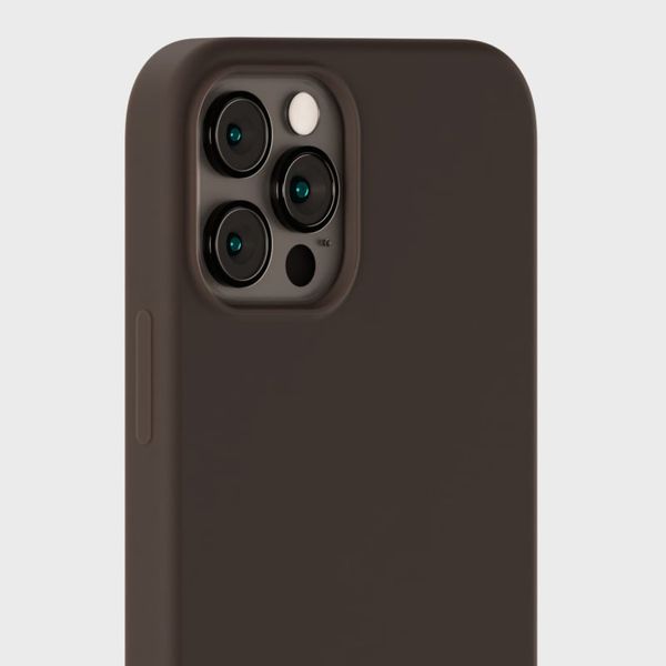 Holdit Silicone Case Apple iPhone 12 (Pro) - Chocolate