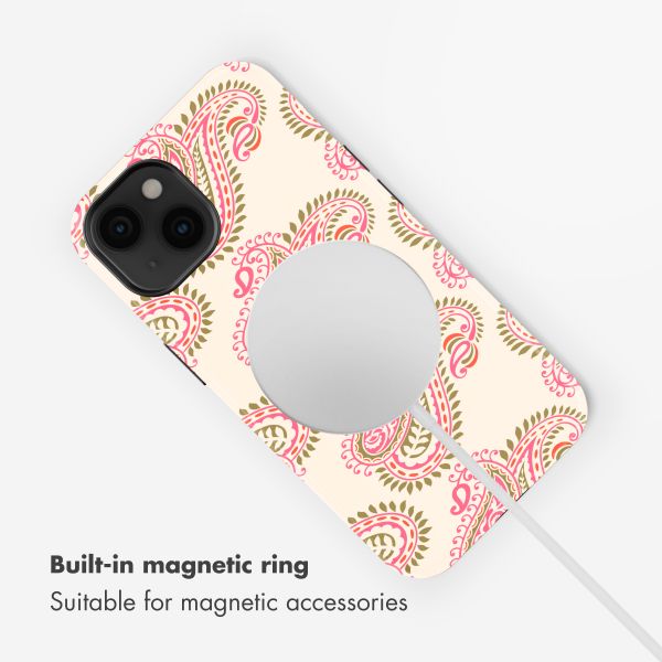 Selencia Vivid Back Cover with MagSafe Apple iPhone 14 - Paisley Blush