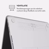 Burga Hardshell Cover Apple MacBook Air 15 inch (2023 / 2024 M3 / 2025 M4 / 2026 M5) - Off Duty