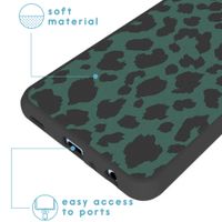 imoshion Design hoesje Samsung Galaxy A52(s) (5G/4G) - Luipaard - Groen /Zwart