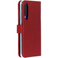 Selencia Echt Leren Bookcase Huawei P30 - Rood