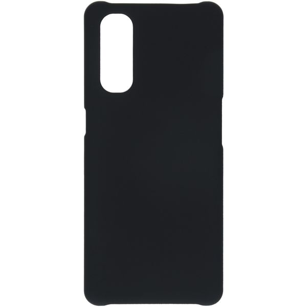 Effen Backcover Oppo Find X2 - Zwart