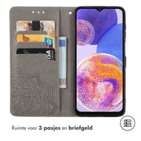 imoshion Mandala Bookcase Samsung Galaxy A23 (5G) - Grijs