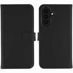 Selencia Echt Leren Bookcase Samsung Galaxy A27 (5G) - Zwart