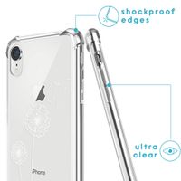 imoshion Design hoesje met koord Apple iPhone Xr - Paardenbloem - Wit