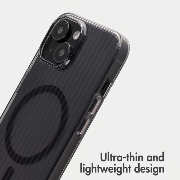 Accezz Lite Case with MagSafe | Fluted | Apple iPhone 15 - Black