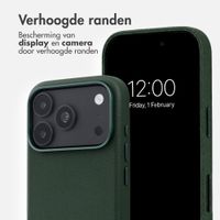 Accezz MagSafe Leather Backcover Apple iPhone 18 Pro Max / 17 Pro Max - Cedar Green